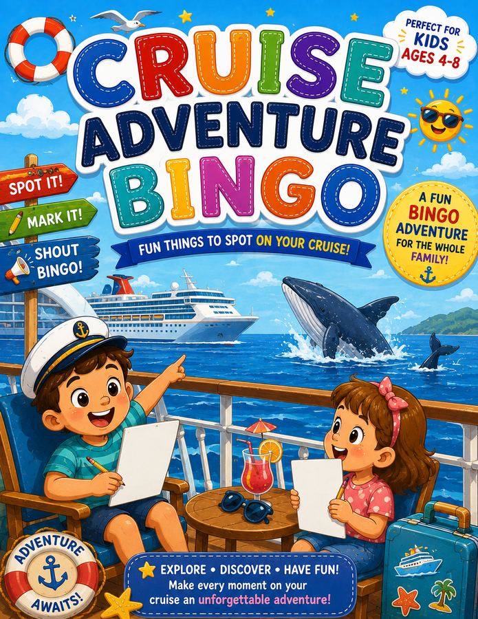 Cruise Adventure Bingo book cover