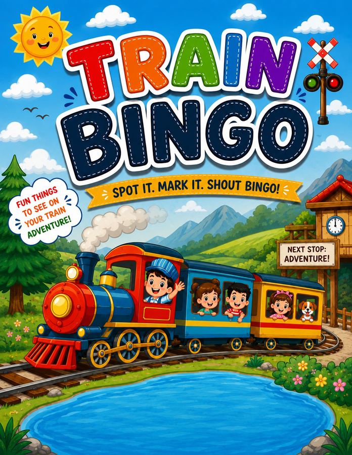Train Adventure Bingo book cover